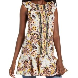 EUC Free People Blue bell Tullio Tunic top